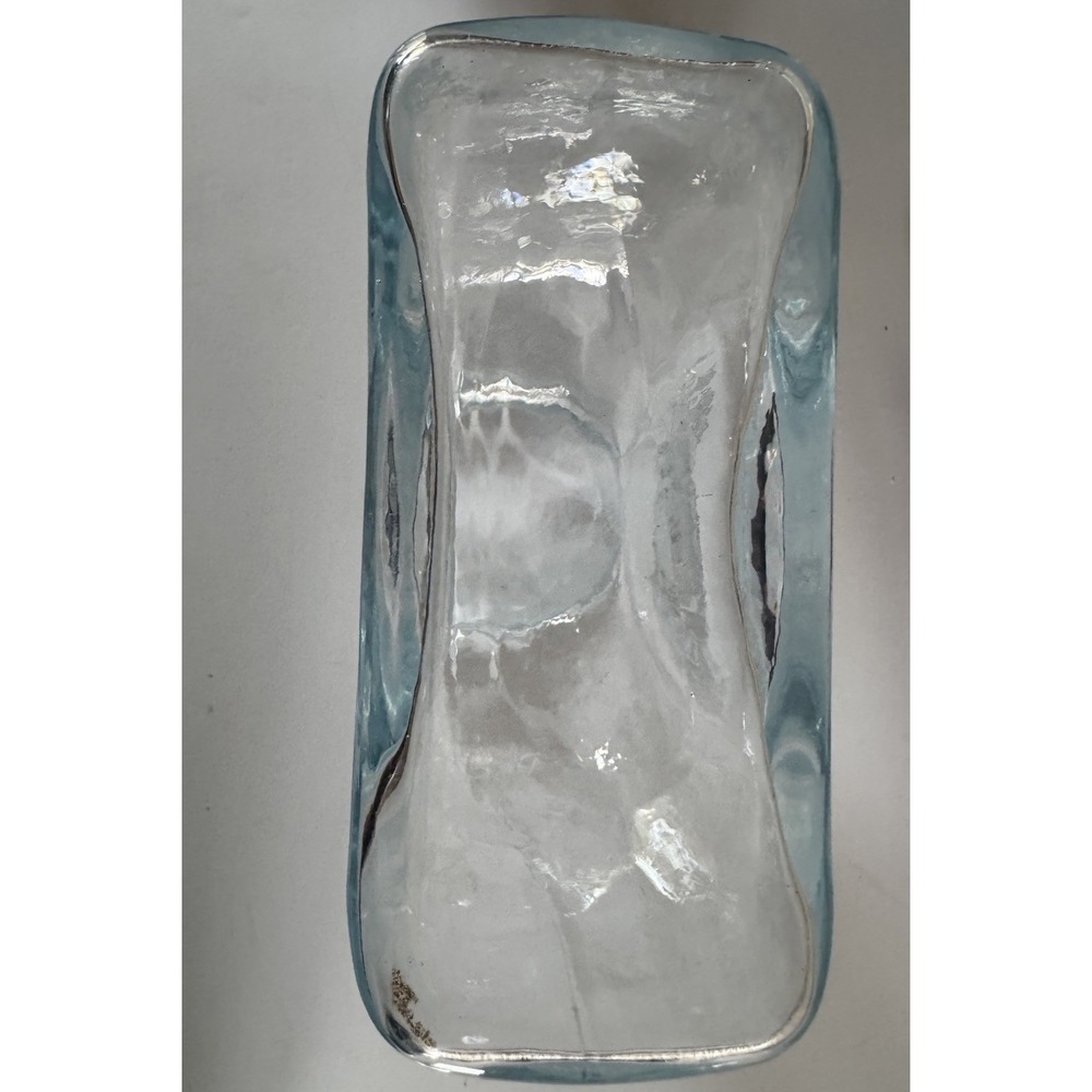 Vintage Blenko Glass #384 Water Carafe - Hand Blown Crystal Clear - Dual Spout - Picture 5 of 9